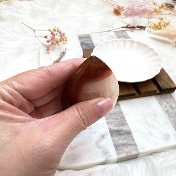 Beautiful Small Carnelian Free Form/Flame - Picture 7 of 8